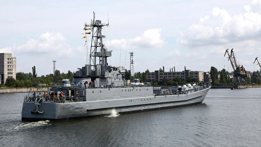Корабль ВМС Украины "Юрий Олефиренко". Фото © ТАСС / Zuma