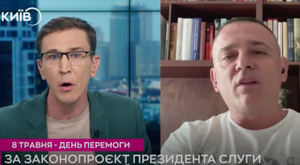 На украинском ТВ ведущий устроил скандал из-за говорящего на русском депутата