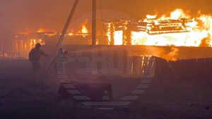 В тюменском селе Успенка локализовали пожар, от огня спасли более 1000 домов