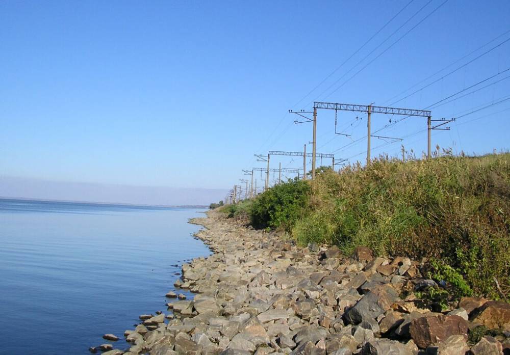 Уровень воды в Каховском водохранилище находится на критической отметке