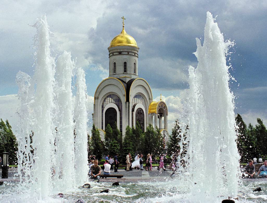 Храм Георгия Победоносца на Поклонной горе. Фото © ТАСС / Сергей Виноградов