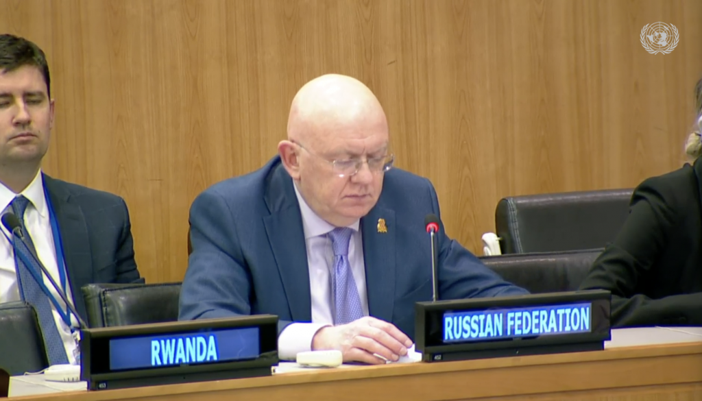 Небензя назвал призывы исключить Россию из Совбеза ООН смехотворными