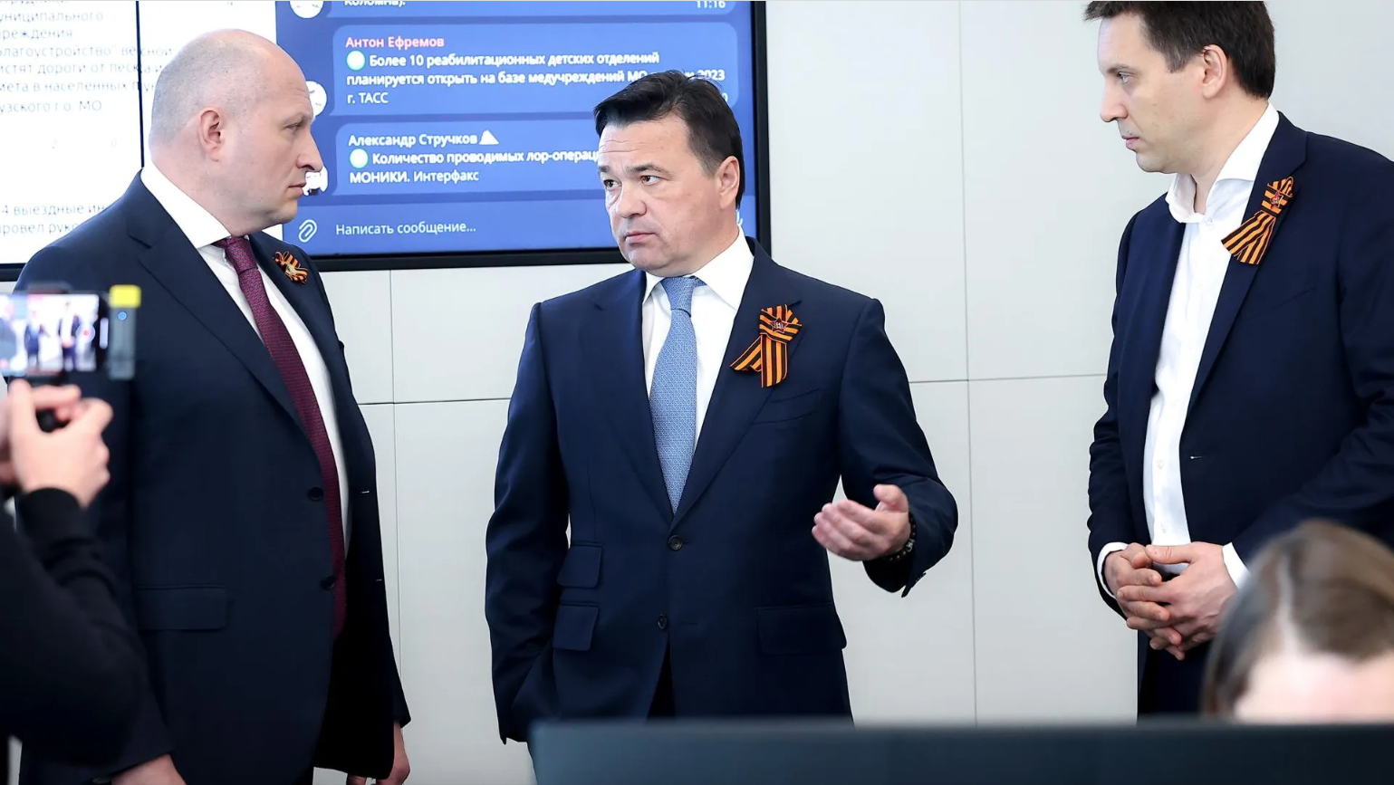Воробьёв показал главе МЧС технологии безопасности в Подмосковье
