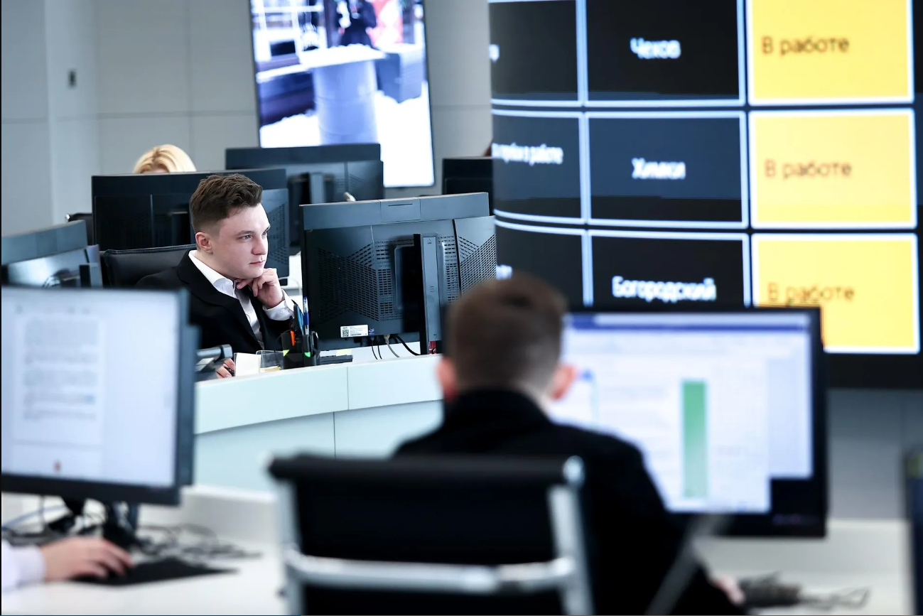 Информационный центр Подмосковья. Фото © Телеканал "360"