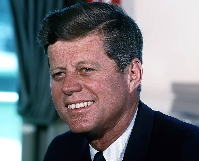 35-й американский президент Джон Кеннеди. Обложка © Wikipedia 