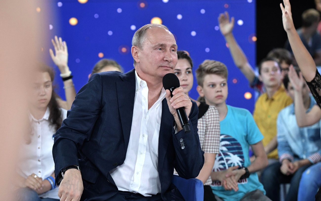 Путин уверен, что самое большое удовольствие и счастье — в детях