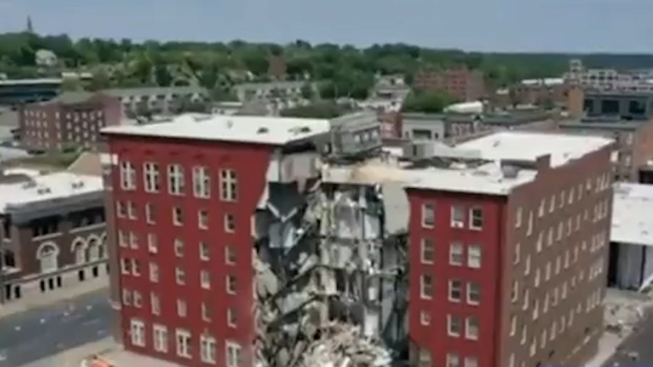 Американский телеканал выдал видео из США за обрушение дома в Москве