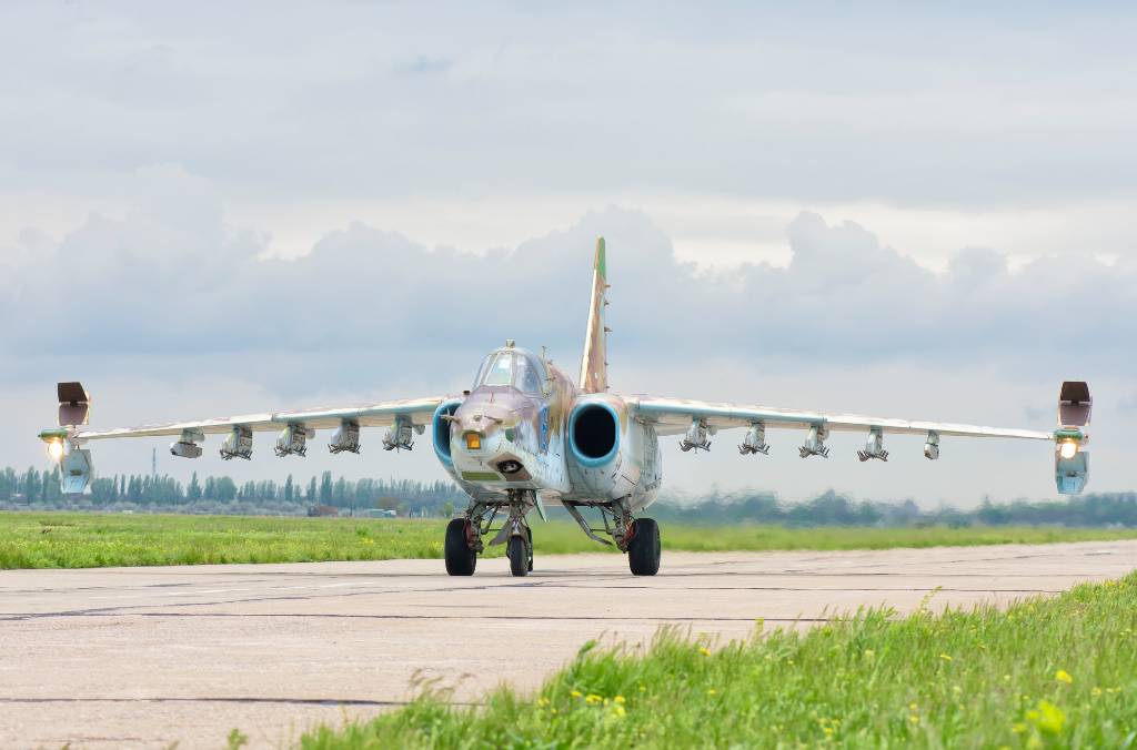 Над Запорожской областью сбит украинский Су-25