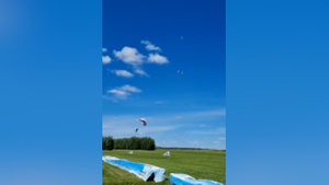 Смертельный прыжок с парашютом рязанского директора "Инвитро" попал на видео