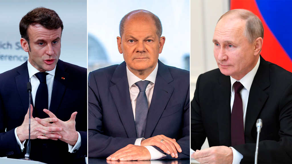Шанс сбросить шоры: Кремль высказался о планах Макрона и Шольца поговорить с Путиным