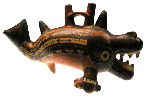 Керамическая фигурка культуры наска в виде рыбы. Фото © Wikipedia