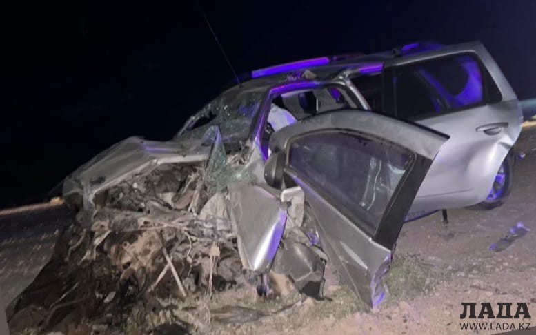 В Казахстане десять человек погибли при столкновении двух легковых машин