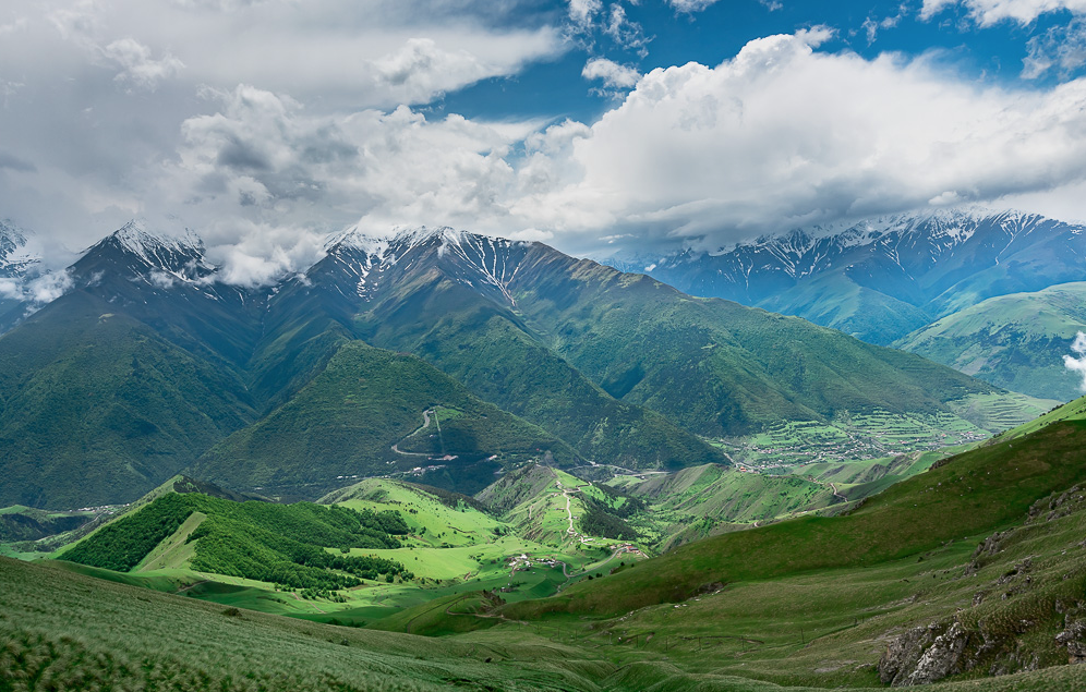 Горный пейзаж Ингушетии. Фото © Тимур Агиров / wikipedia.org