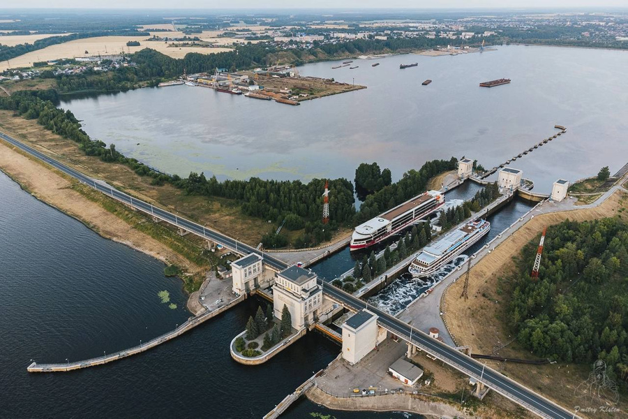Городецкий гидроузел. Фото © Приволжская транспортная прокуратура