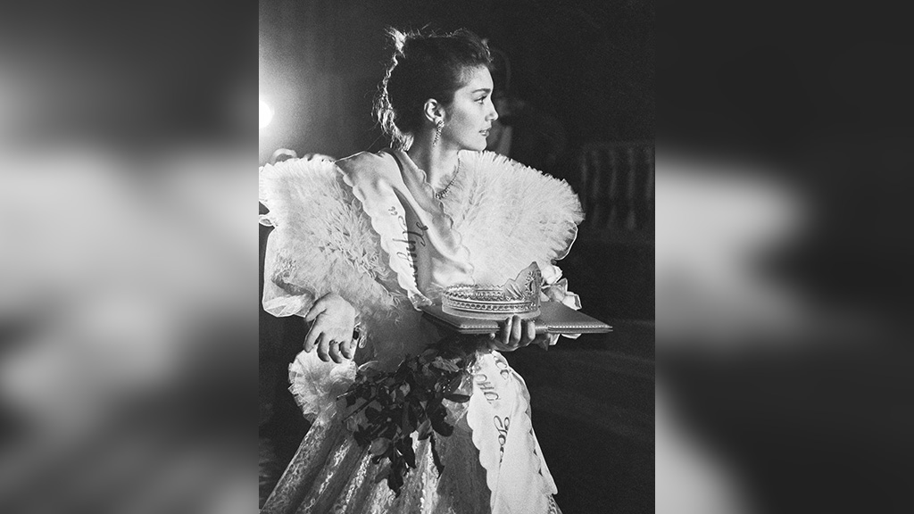 Ильмира Шамсутдинова — победительница конкурса "Мисс СССР – 1991". Фото © ТАСС / Юрий Набатов