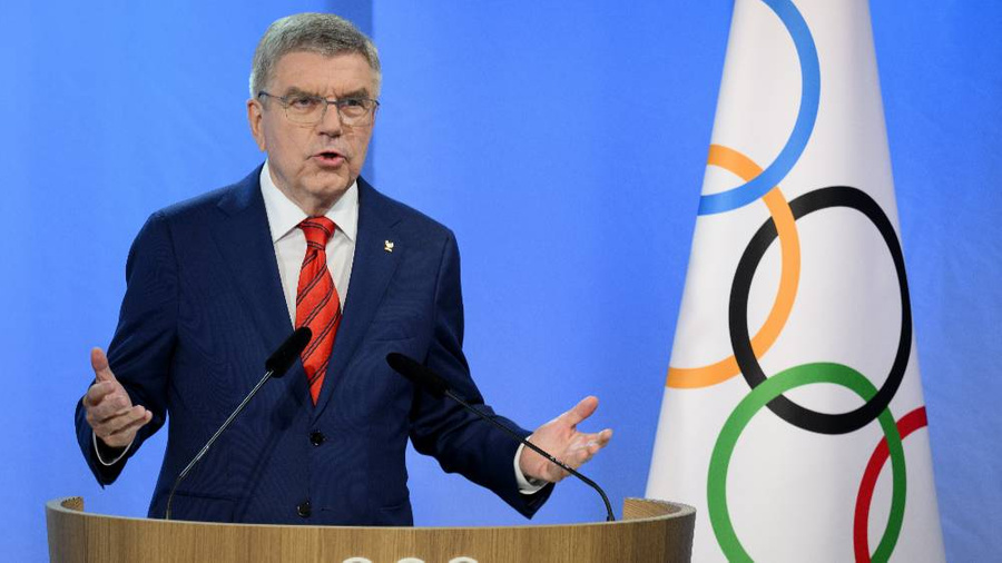 Глава Международного олимпийского комитета Томас Бах. Фото © ТАСС / EPA / LAURENT GILLIERON