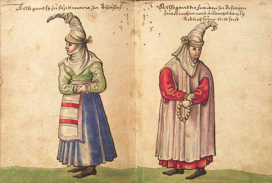 Баскские женщины, XVI век. Фото © Wikipedia