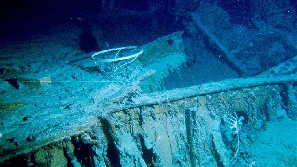 Обломки батискафа "Титан" найдены в 200 метрах от носовой части "Титаника", сообщила береговая охрана США. Фото © Facebook (признан экстремистской организацией и запрещён на территории Российской Федерации) / UScoastguard