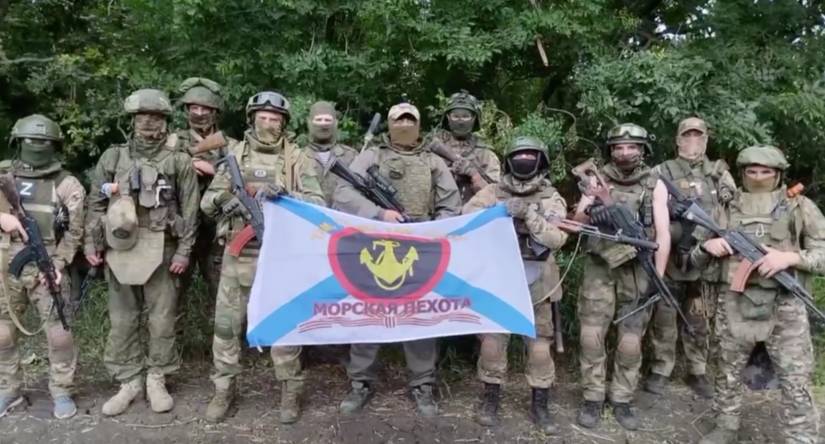 Морпехи 155-й бригады ТОФ с передовой записали обращение в поддержку Путина