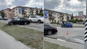 В Омске подросток попал в ДТП, разъезжая на "мерседесе" матери