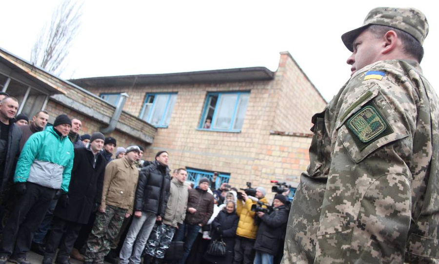 Военный призыв в украинскую армию. Фото © ТАСС / Максим Паб