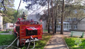 Причиной пожара в новосибирской больнице могло стать короткое замыкание