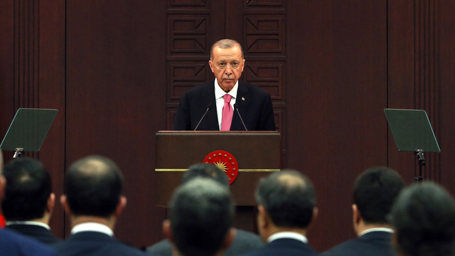 Президент Турции Реджеп Тайип Эрдоган. Обложка © ТАСС / ЕРА / NECATİ SAVAS