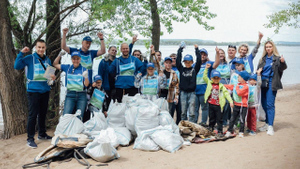 В России в рамках акции "Марафон рек" собрали 400 кубометров отходов