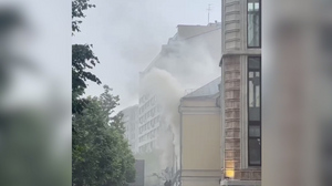 В центре Москвы загорелся ресторан китайской кухни