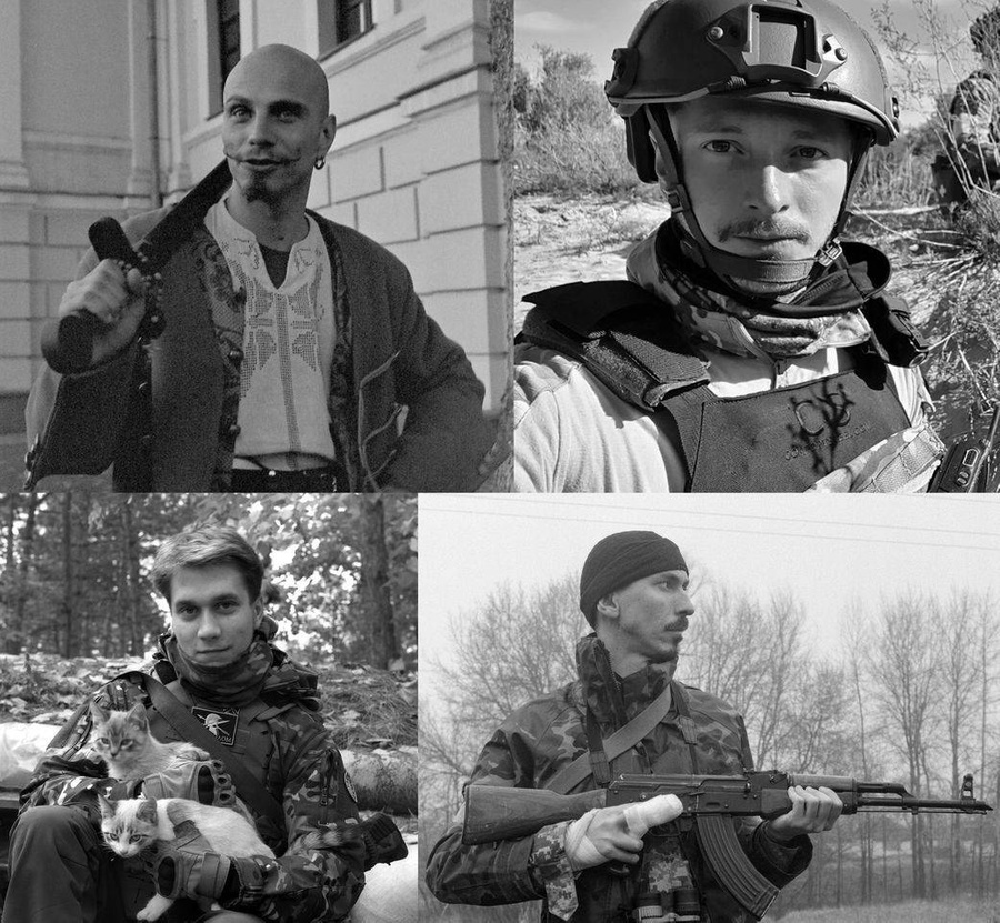 Те самые члены "Братства"*, убитые российскими военными при попытке проникнуть на территорию Брянской области зимой 2022 года. Фото © nv.ua 