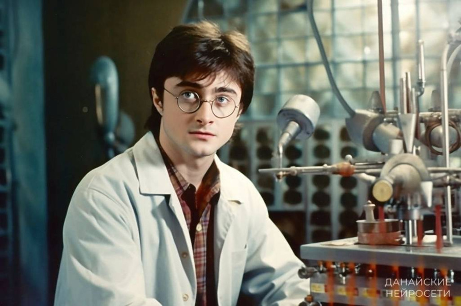 Гарри Поттер в СССР по версии нейросети Midjourney. Фото © VK / Данайские нейросети