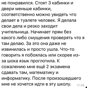 Обращение школьников об инциденте на сдаче ЕГЭ. Скриншот © Telegram / Екатерина Мизулина 