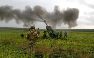 МО: Артиллеристы ЦВО уничтожили гаубицу М777 ВСУ в ходе контрбатарейной борьбы