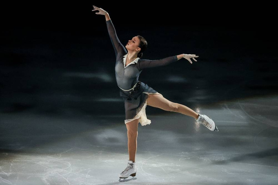 Российская фигуристка и олимпийская чемпионка Анна Щербакова. Фото © ТАСС / Михаил Терещенко
