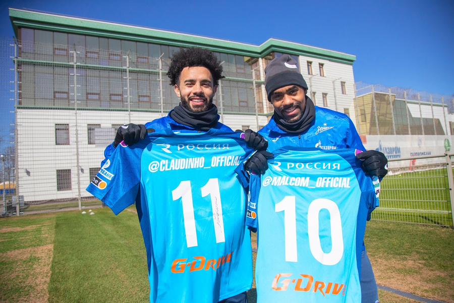 Малком и Клаудиньо. Обложка © VK / ФК "Зенит"