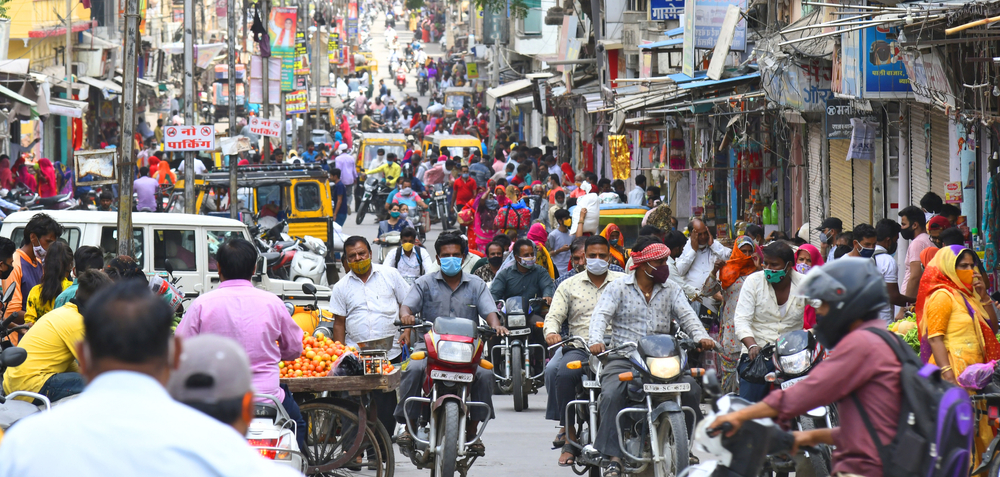 На фото город Беавар, Индия. В этом году Индия стала самой густонаселённой страной мира. Фото © Shutterstock