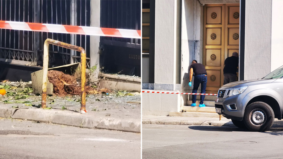 Последствия взрыва в центре Афин. Обложка © Twitter / eprotothema