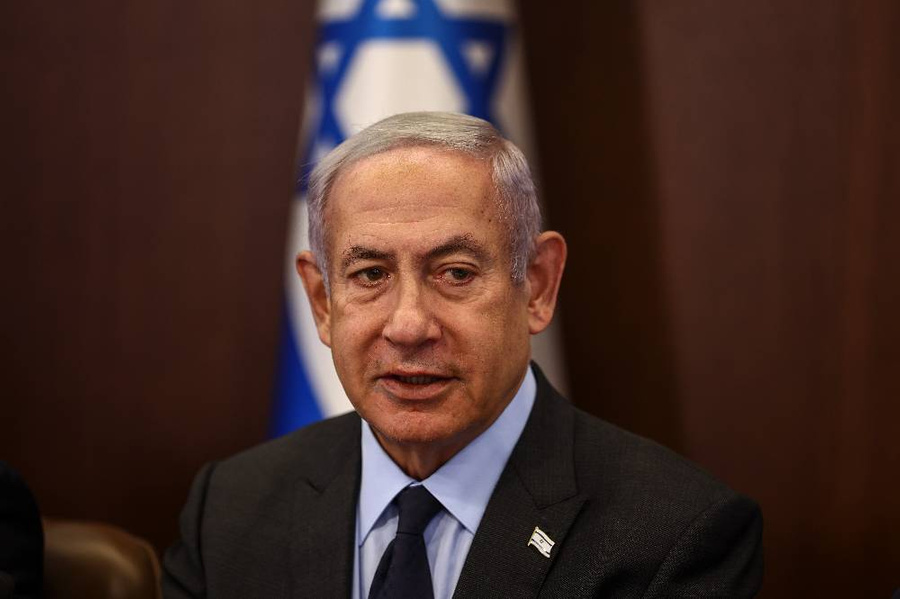 Премьер-министр Израиля Биньямин Нетаньяху. Фото © ТАСС / EPA / POOL / RONEN ZVULUN
