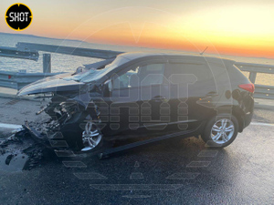 Лайф публикует жуткие фото автомобиля, в котором погибла семья при ЧП на Крымском мосту
