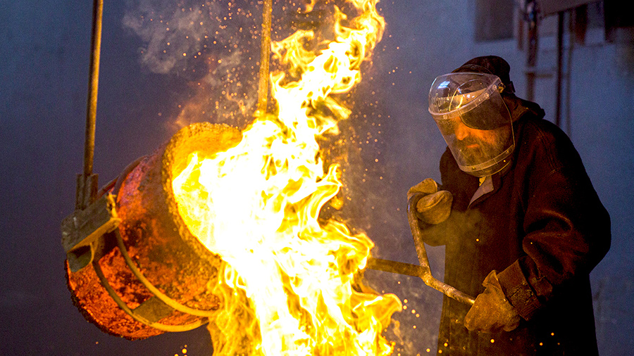 В России День металлурга не имеет фиксированной даты и отмечается в третье воскресенье июля. Обложка © ТАСС / Octagon.Media / Максим Конанков