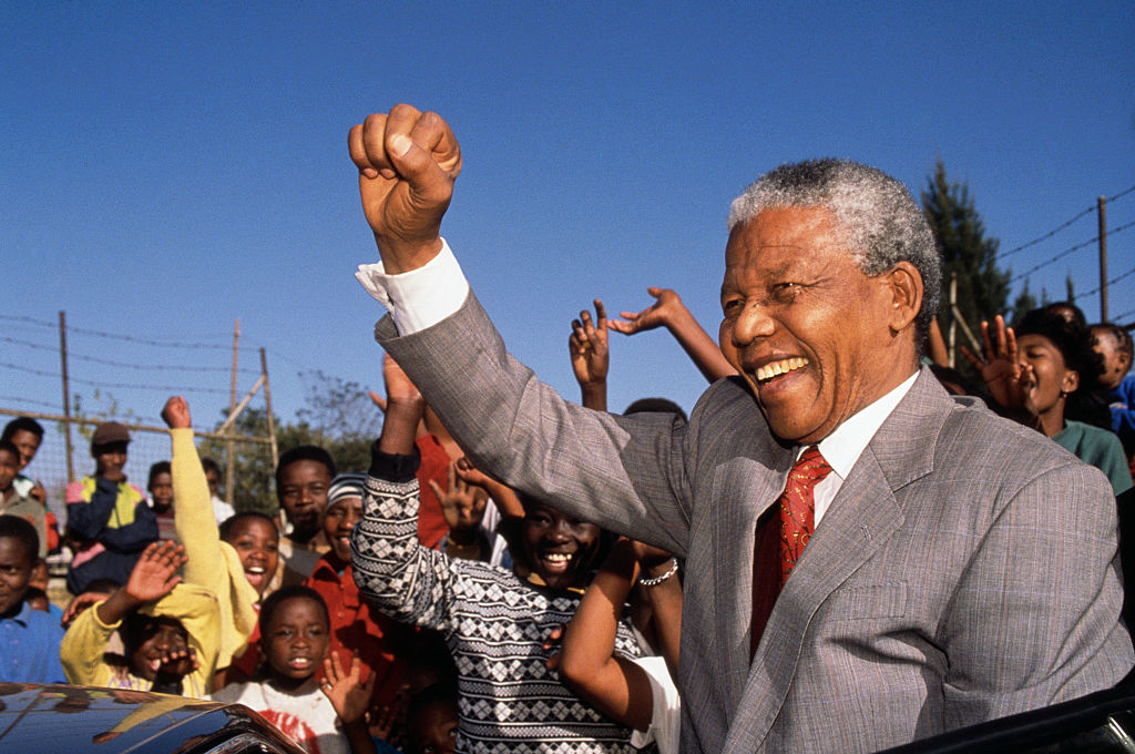 Нельсон Мандела — лауреат Нобелевской премии мира в 1993 году. Фото © Louise Gubb / CORBIS SABA / Corbis via Getty Images