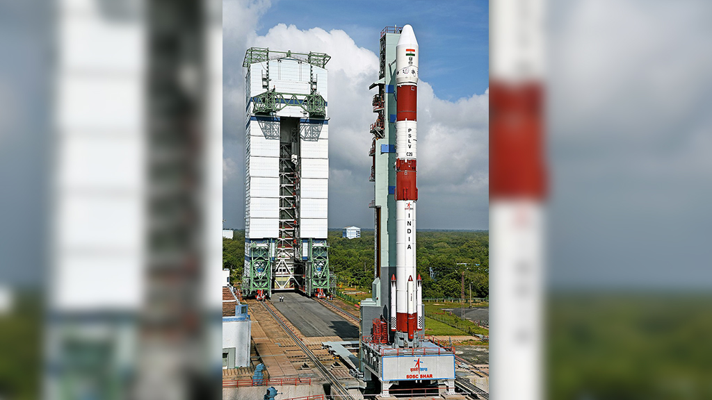 Индийская ракета PSLV-C35. Фото © Wikipedia / Indian Space Research Organisation (GODL-India)