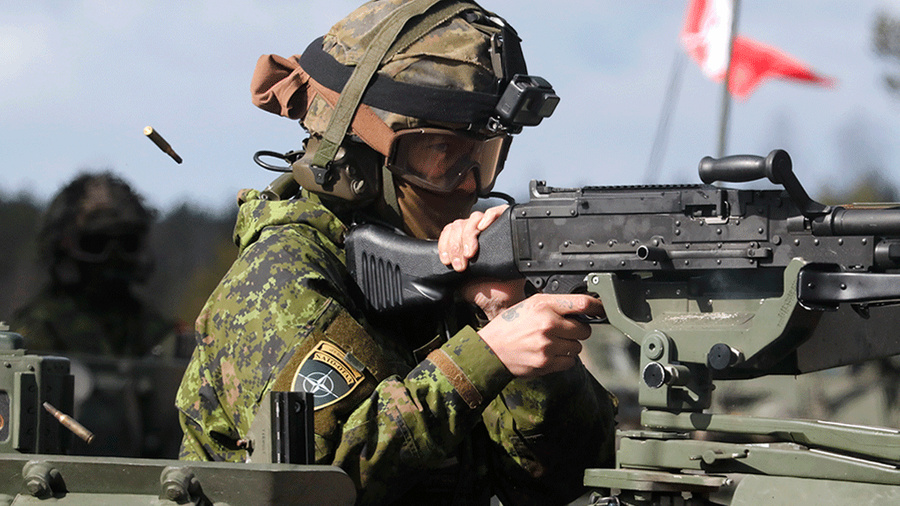 Военные учения НАТО "Хрустальная стрела – 2023" в Латвии. Обложка © ТАСС / EPA / TOMS KALNINS