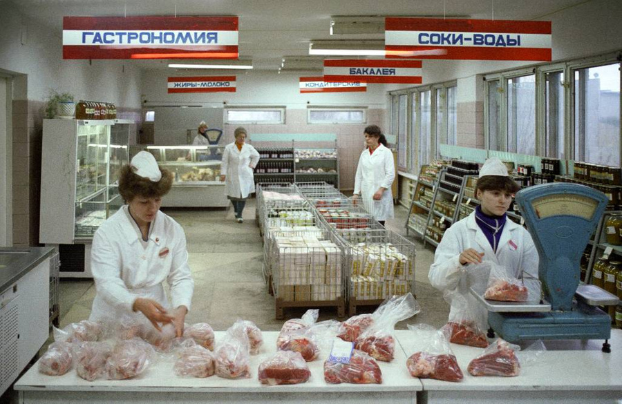 История продуктовой торговли в СССР. Фото © ТАСС / Архив