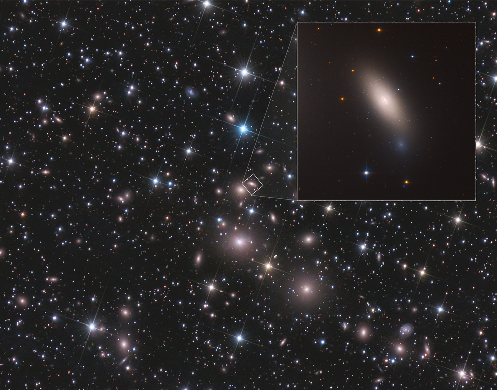 Галактика NGC 1277. Фото © NASA, ESA, and M. Beasley (Instituto de Astrofísica de Canarias)