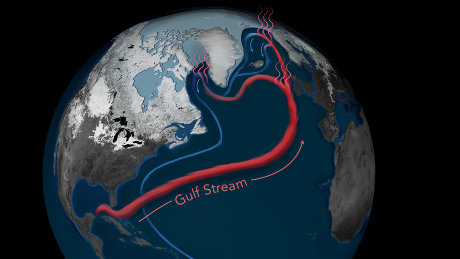 Учёные встревожены прекращением циркуляции Мирового океана. Обложка © Океанографический институт Вудс-Хоул