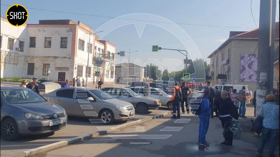 Обстановка у железнодорожной станции в Сасово Рязанской области. Обложка © Telegram / SHOT