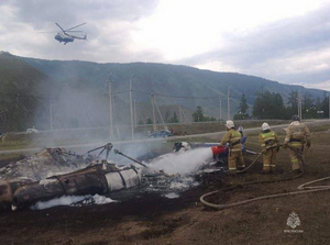 Число жертв крушения вертолёта c туристами на Алтае увеличилось до шести