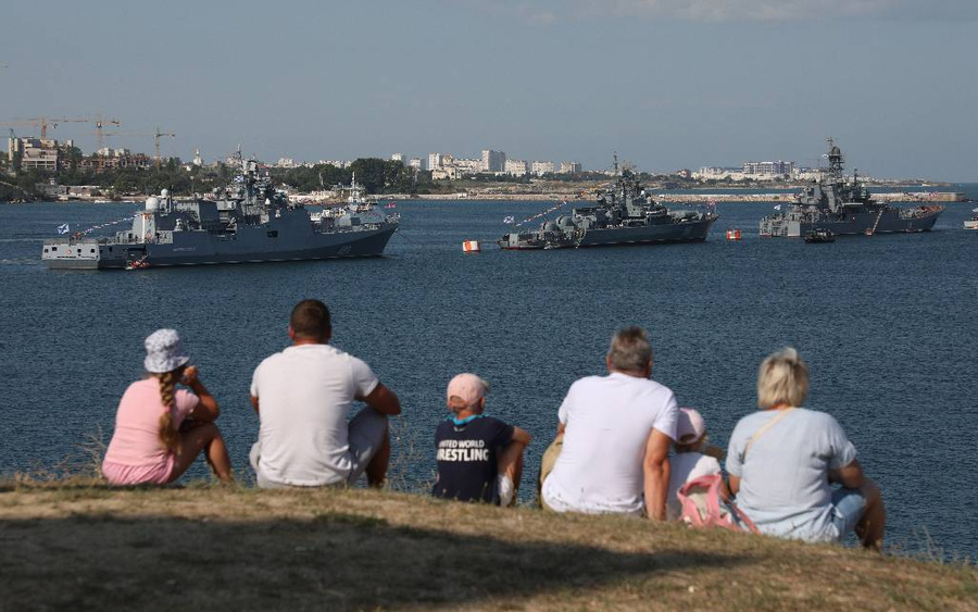 Празднование Дня ВМФ России в Севастополе, 2021 год. Фото © ТАСС / Алексей Павлишак