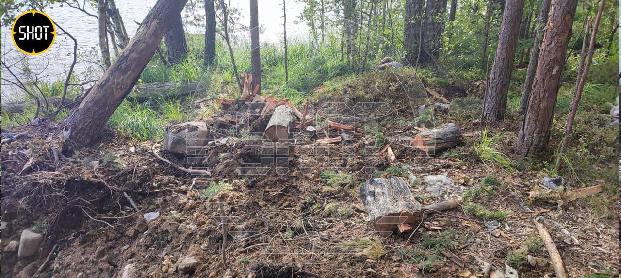 Место гибели геолога Гуревича. Фото © t.me / SHOT